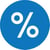 Overclaims Tool Icon - Correct Blue